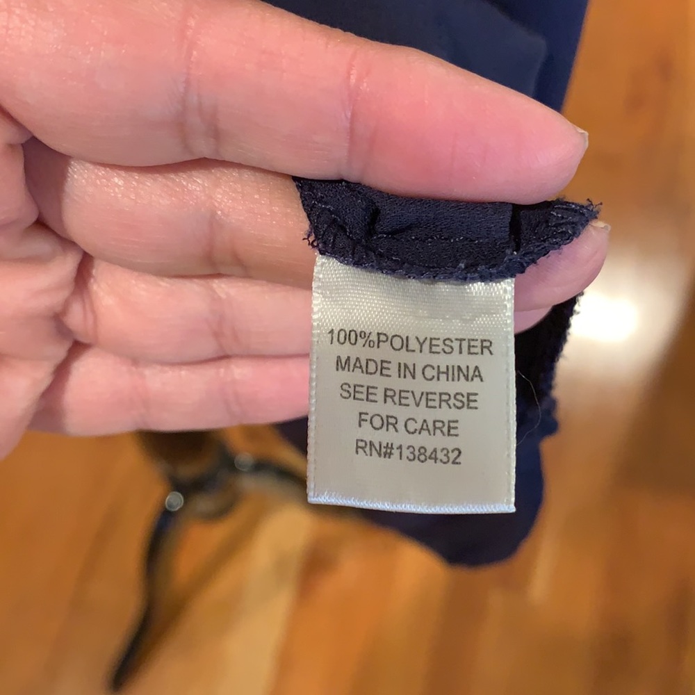 Azalea 1x navy blouse - Picture 5 of 6